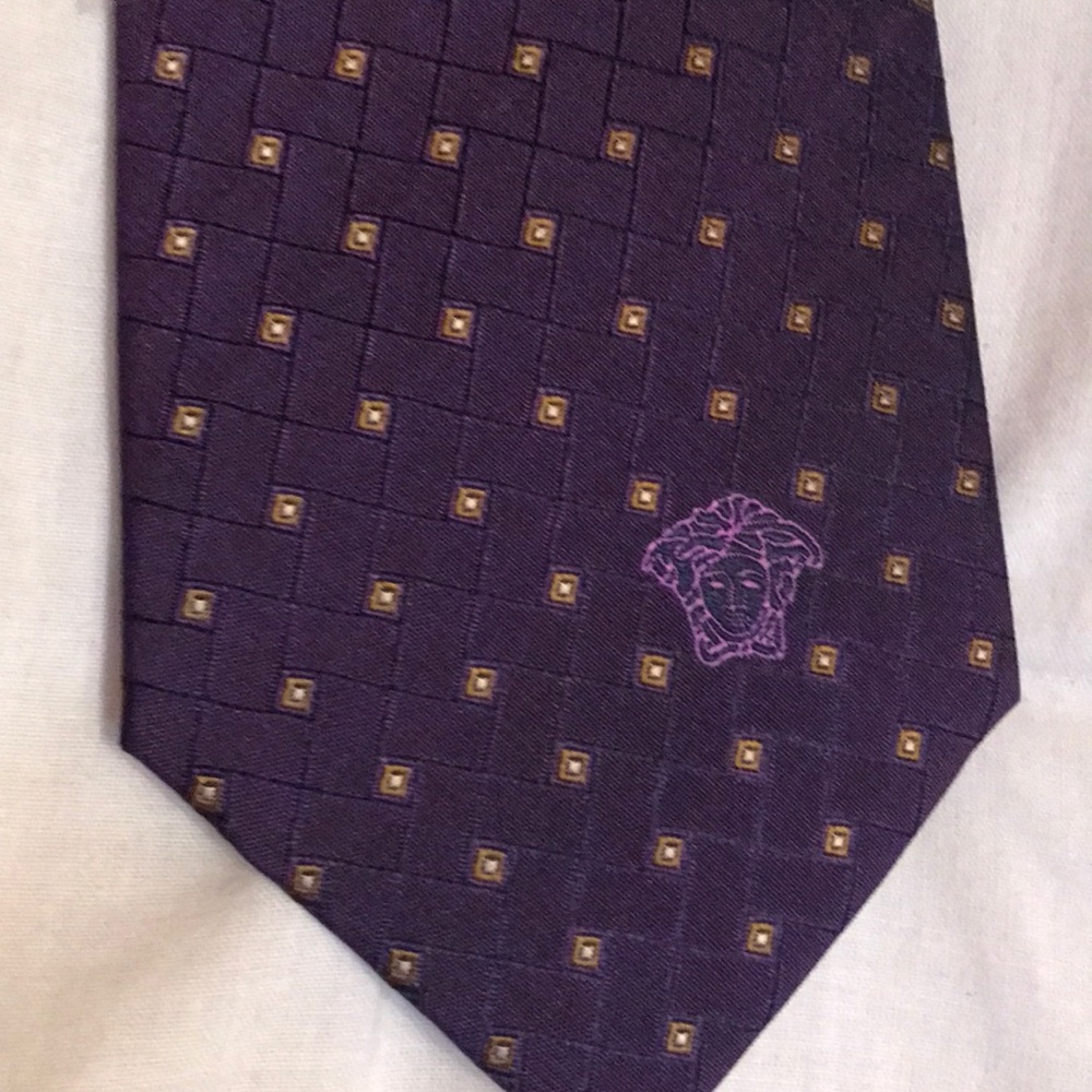 New Versace silk tie